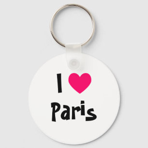 Ich liebe Paris Schlüsselanhänger