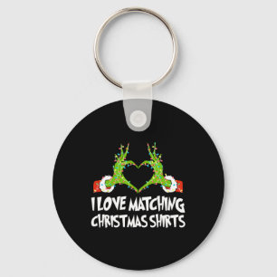 Ich Liebe passt Weihnachten, aber ich Paare nicht  Schlüsselanhänger