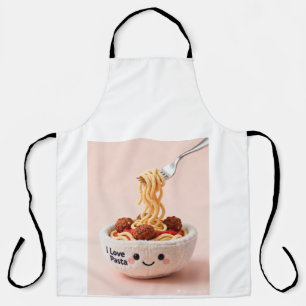 Ich liebe Pasta Italienischer Koch Kochschürze Schürze