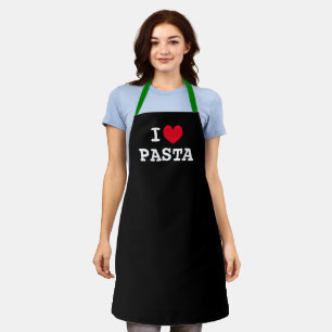 Ich liebe Pasta-Küchenschürze für italienische Lie Schürze