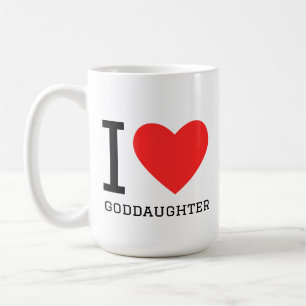 Ich liebe Patentochter  Kaffeetasse