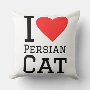 Ich liebe Perserkatze Kissen