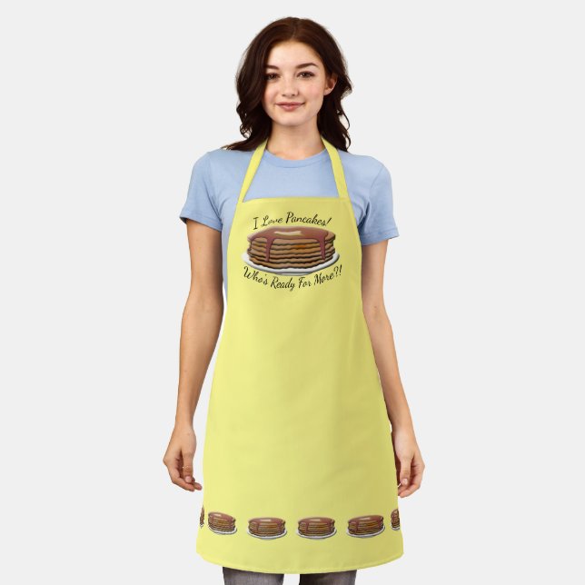 Ich Liebe Pfannkuchen! Schürze (Getragen)