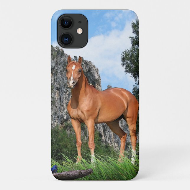 Ich liebe Pferde Case-Mate iPhone Hülle (Rückseite)