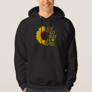 Ich Liebe Pferde Frauen Männer Hare Mare Sun Hoodie