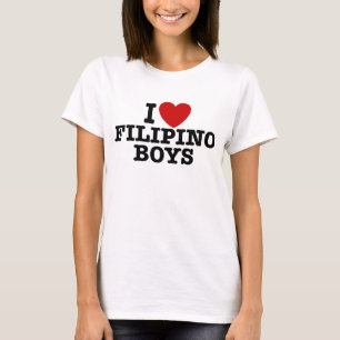 Ich liebe philippinische Jungen T-Shirt