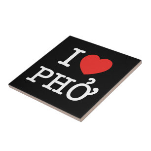 Ich liebe Pho Fliese