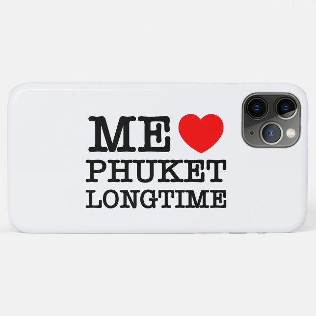 ICH LIEBE PHUKET SEIT LANGEM Case-Mate iPhone HÜLLE (Rückseite (Horizontal))