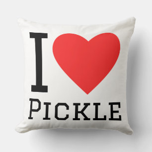 Ich liebe Pickle Kissen