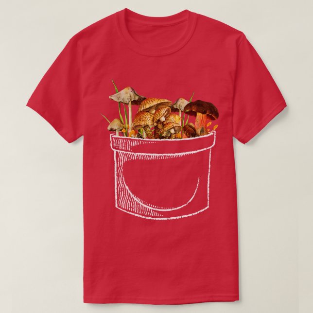 Ich Liebe Pilze in meinem Pocket von Tobe Fonseca T-Shirt (Design vorne)