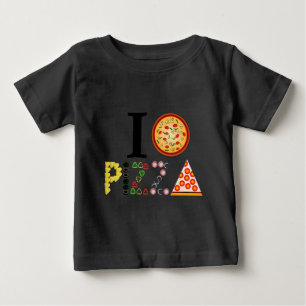 Ich liebe Pizza Baby T-shirt