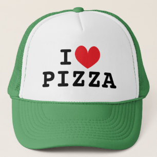 Ich liebe Pizza Italian-Food-Liebhaber Trucker-Müt Truckerkappe