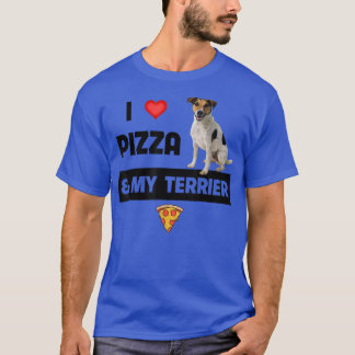 Ich Liebe Pizza und mein Jack Russell Terrier Dog  T-Shirt