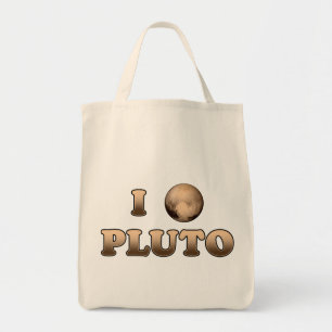 Ich liebe Pluto Tragetasche