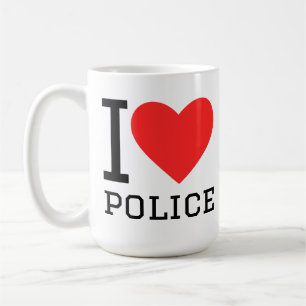 ich liebe Polizei Kaffeetasse