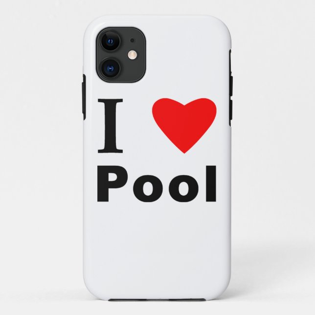 Ich liebe Pool Case-Mate iPhone Hülle (Rückseite)