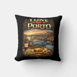 Ich liebe Porto Kissen