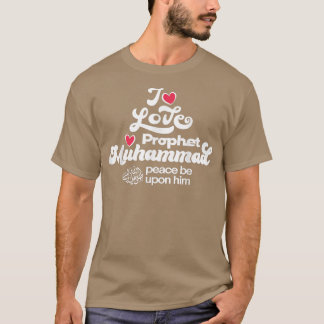 Ich Liebe Prophet Mohammed Kleidung für Muslime Ho T-Shirt