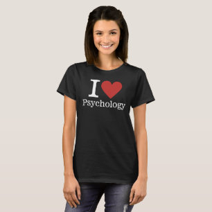 Ich ❤️ Liebe Psychologie für Fakultät/Studierende  T-Shirt