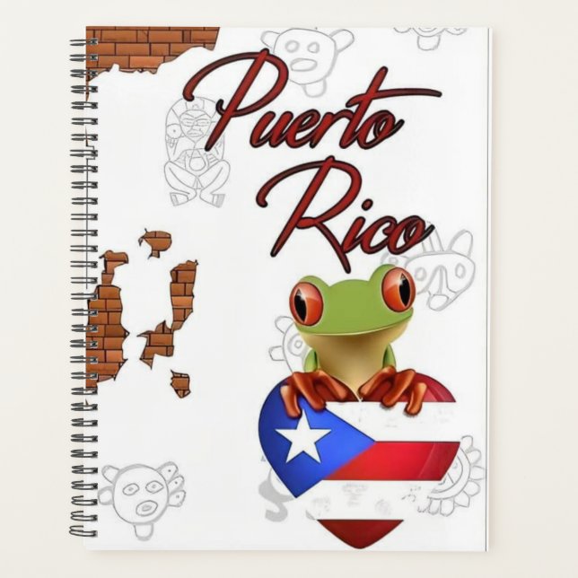 Ich liebe Puerto Rico Planer  (Vorderseite)