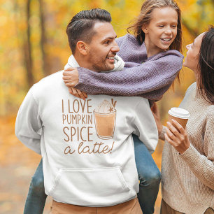Ich Liebe Pumpkin Gewürz a Latte Hoodie
