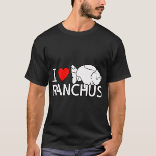 Ich liebe Ranchu Goldfische Fancy Goldfische Aquar T-Shirt