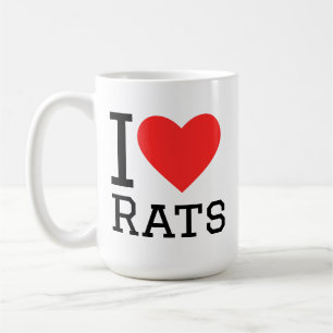 Ich liebe Ratten Kaffeetasse