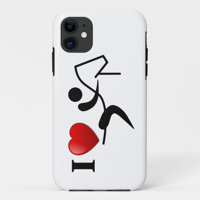 Ich Liebe Reiten auf einem iPhone-Gehäuse Case-Mate iPhone Hülle (Rückseite)
