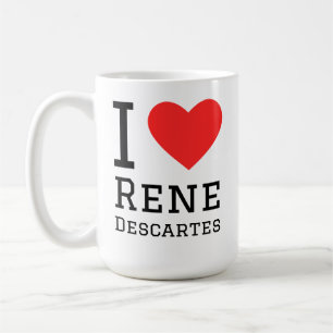 Ich liebe Rene Descartes Kaffeetasse