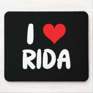 Ich liebe Rida - Herz Mousepad