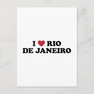 Ich liebe Rio de Janeiro Brasilien Postkarte