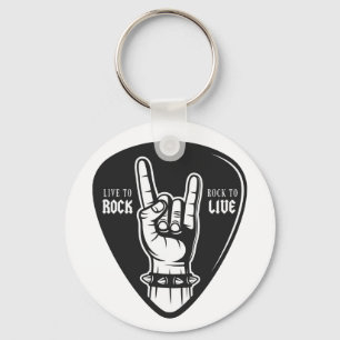 Ich liebe Rock Schlüsselanhänger