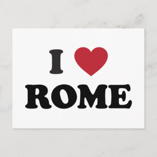 Ich liebe Rom Italien Postkarte