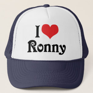 Ich liebe Ronny Truckerkappe