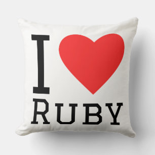 Ich liebe Rubin  Kissen
