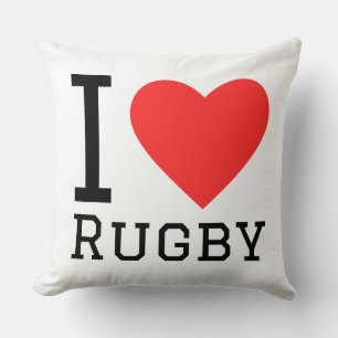 Ich liebe Rugby Kissen