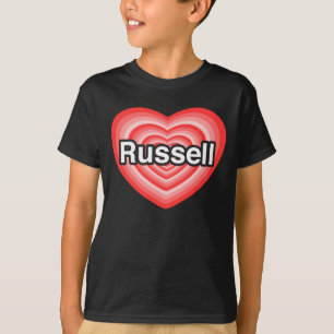 Ich Liebe Russell. Ich Liebe dir Russell. Herz T-Shirt