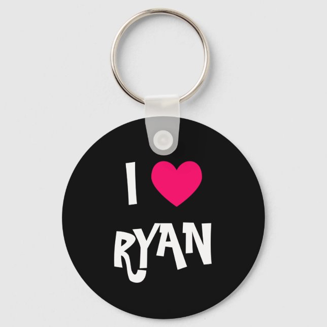 Ich liebe Ryan Schlüsselanhänger (Vorderseite)