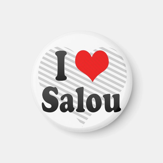 Ich Liebe Salou, Spanien. Me Encanta Salou, Spanie Magnet (Vorne)