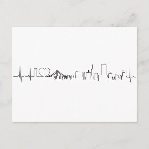 Ich Liebe San Francisco in einem außergewöhnlichen Postkarte