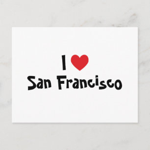 Ich liebe San Francisco Postkarte