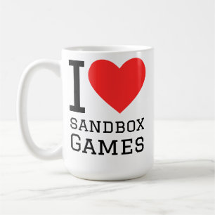 Ich liebe Sandbox-Spiele Kaffeetasse