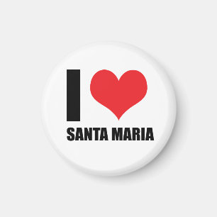 Ich liebe Santa Maria Magnet