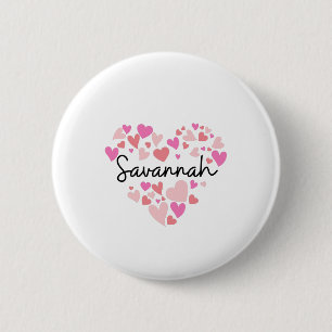 Ich liebe Savannah Button