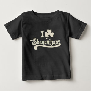 Ich liebe Schabernack Kleeblatt Shamrock St. Patri Baby T-shirt