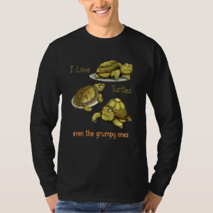 Ich Liebe Schildkröten sogar die Grumpen T-Shirt