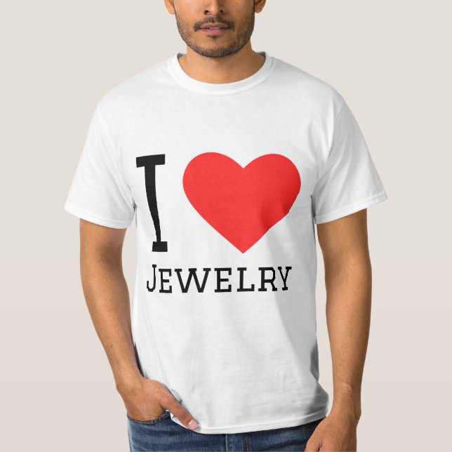 Ich liebe Schmuck T-Shirt (Vorderseite)