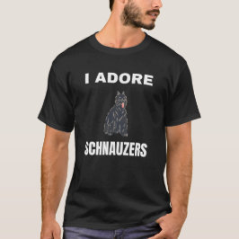 Ich liebe Schnauzers T-Shirt