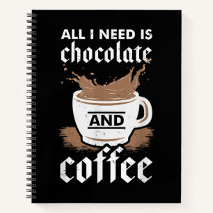 Ich Liebe Schokolade und Kaffee Notizbuch