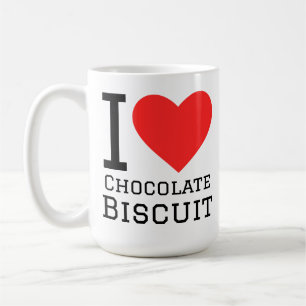 Ich liebe Schokoladenkeks Kaffeetasse